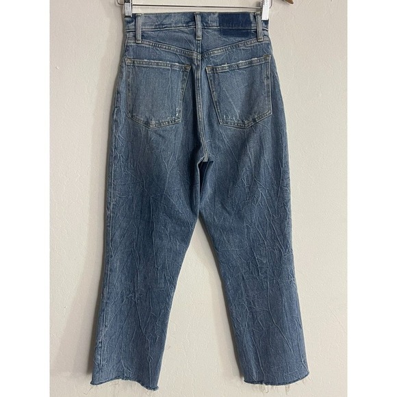 Abercrombie & Fitch Jeans 26 / 2 90S Straight Ultra High Rise Curve Love Crop - Picture 6 of 6